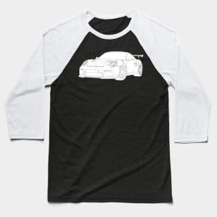 Porsche GT3 RS car selfmade drawing Baseball T-Shirt